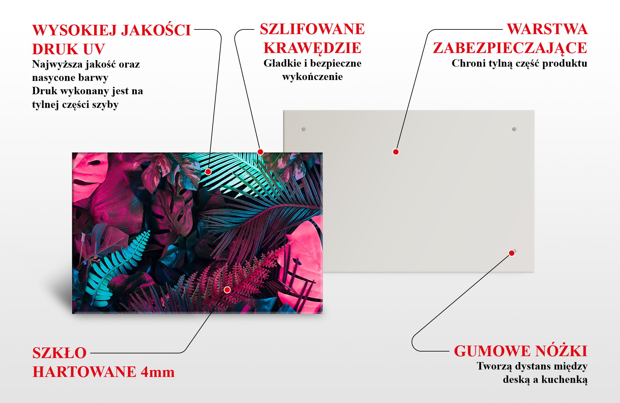SZKLANA DESKA NA KUCHENKĘ 2x30x52 059C POMIDORY