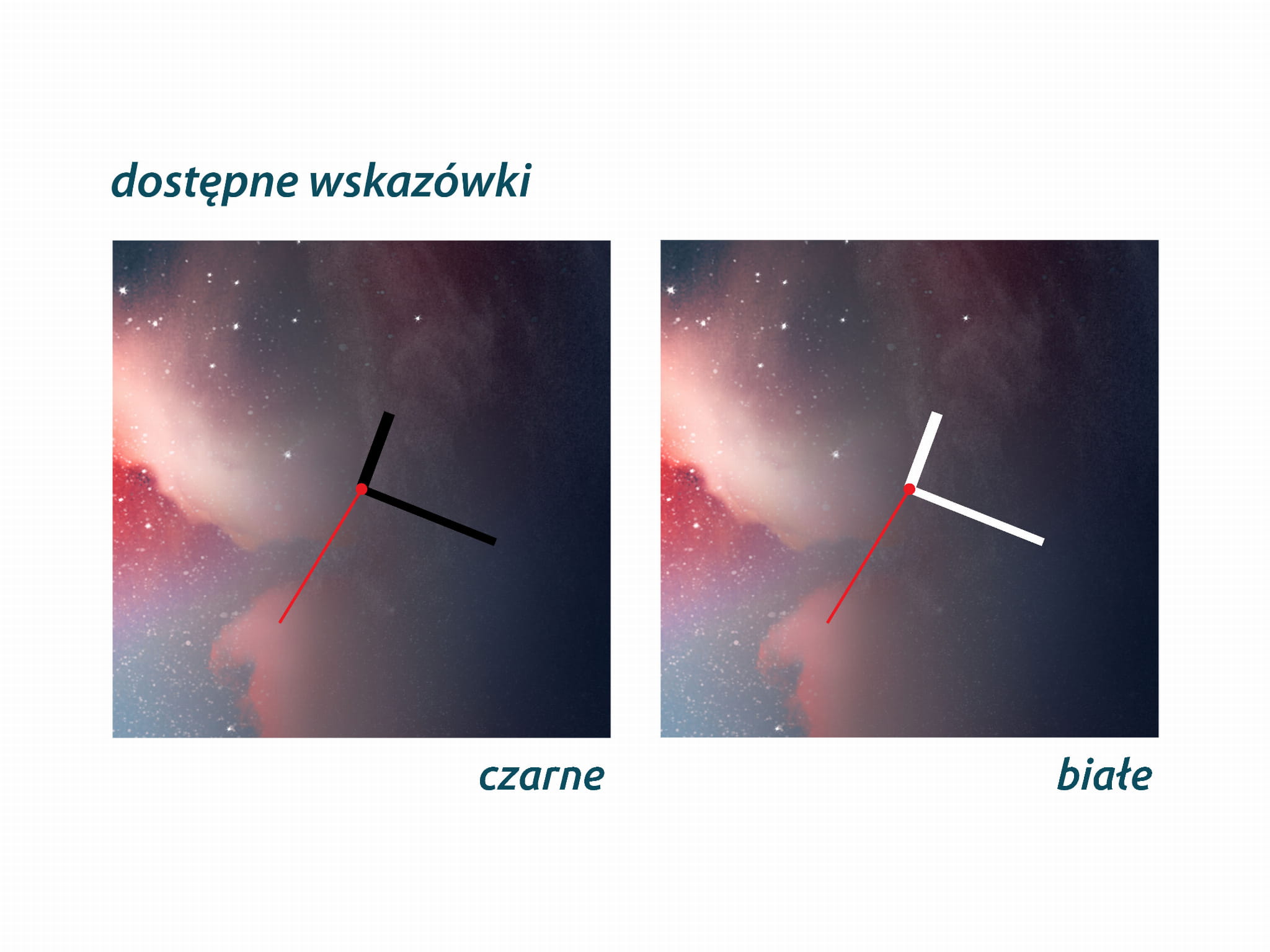 ZEGAR SZKLANY ROMB - Kosmos