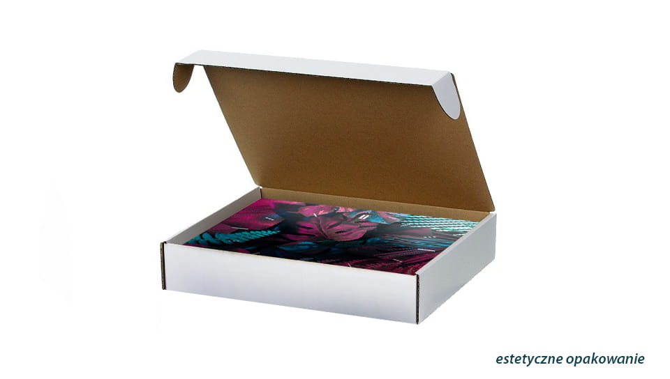 ZEGAR SZKLANY OKRĄGŁY - Ocean