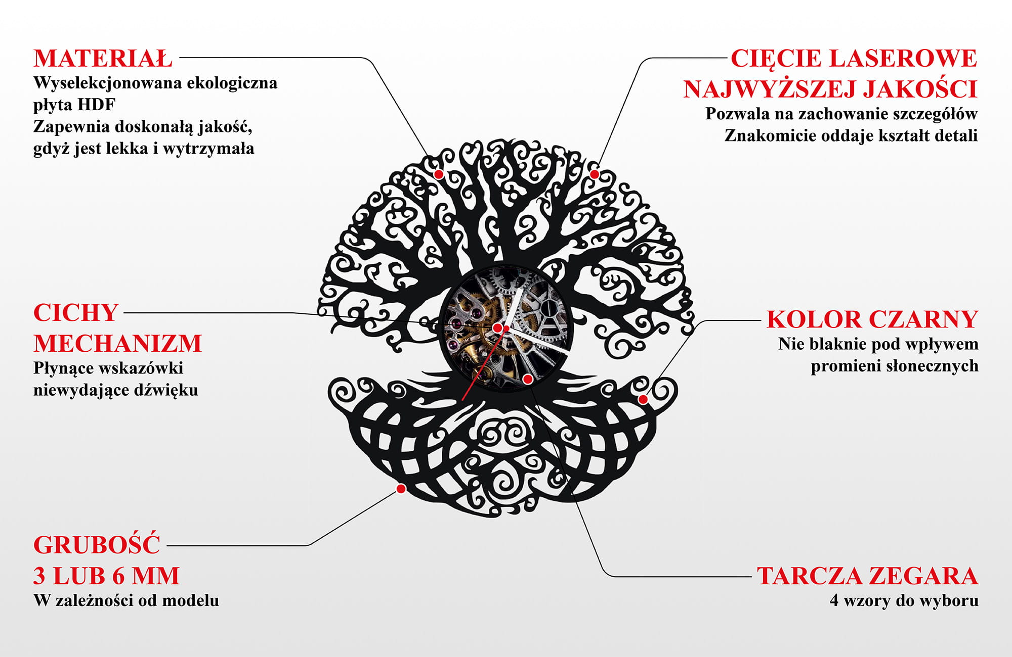 ZEGAR ŚCIENNY TARCZA 58cm XXL 149.11