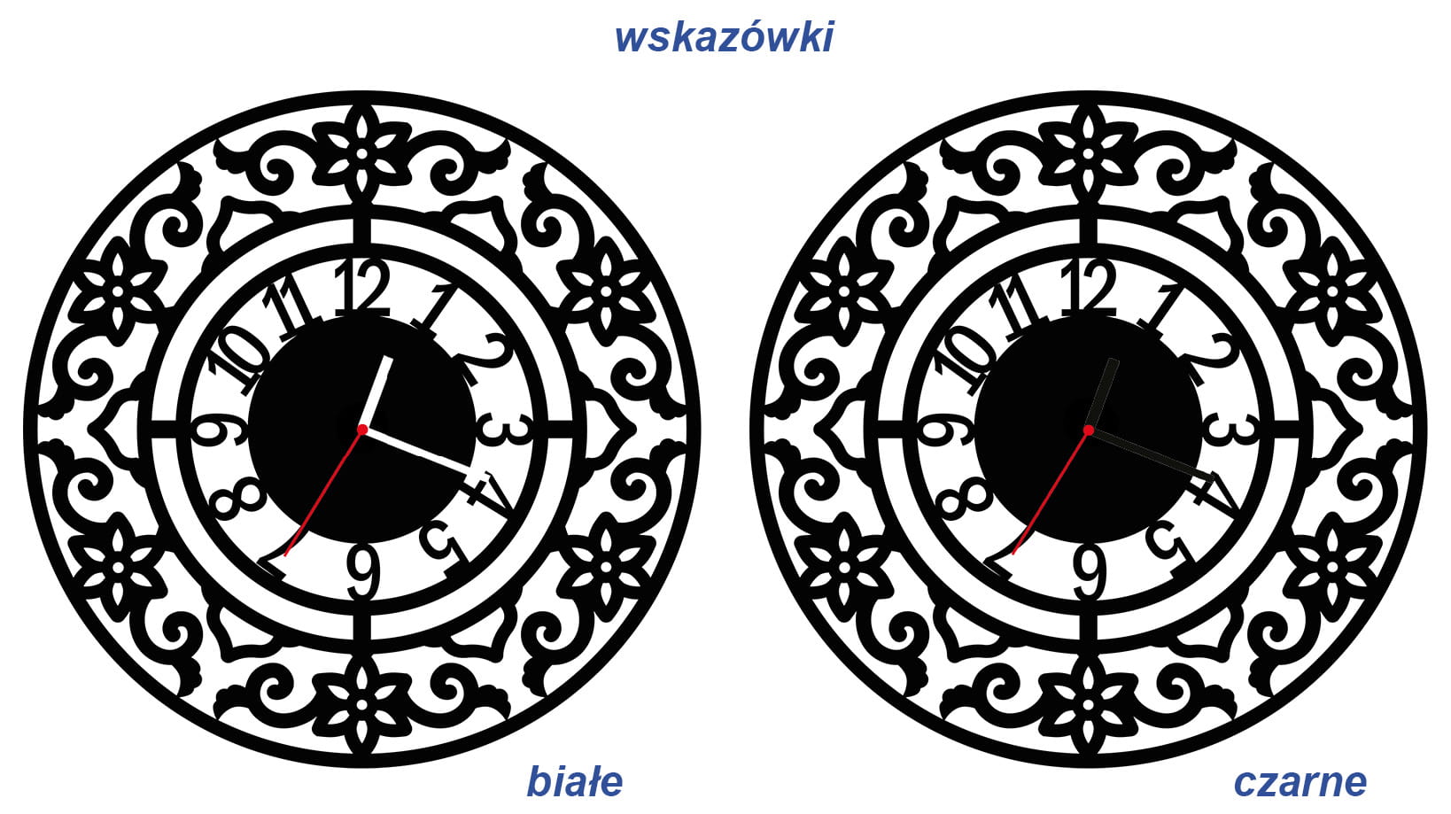 ZEGAR ŚCIENNY RETRO 58cm XXL 73.11