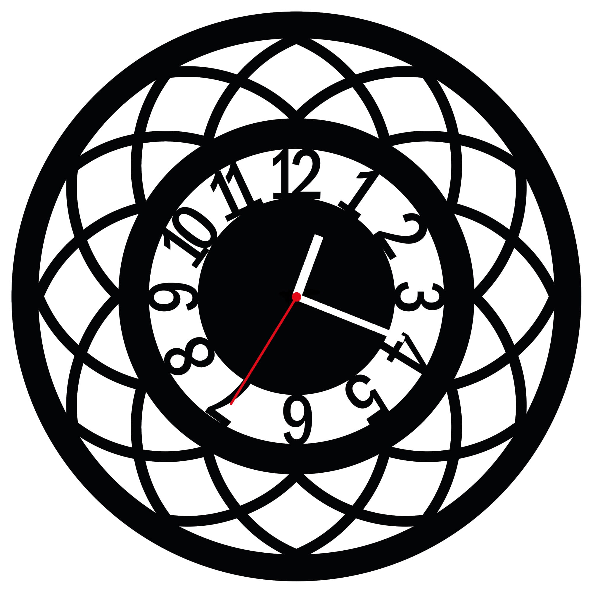 ZEGAR ŚCIENNY RETRO 58cm XXL 79.11