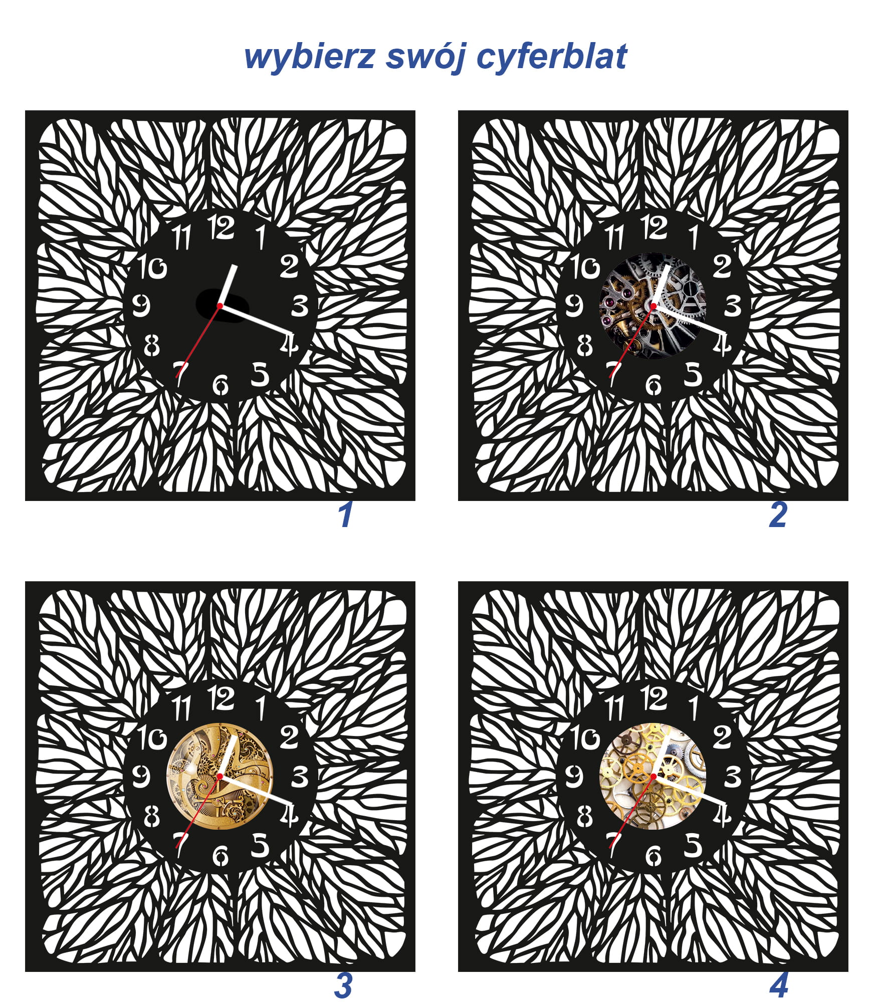 ZEGAR ŚCIENNY RETRO 58cm XXL 120.11