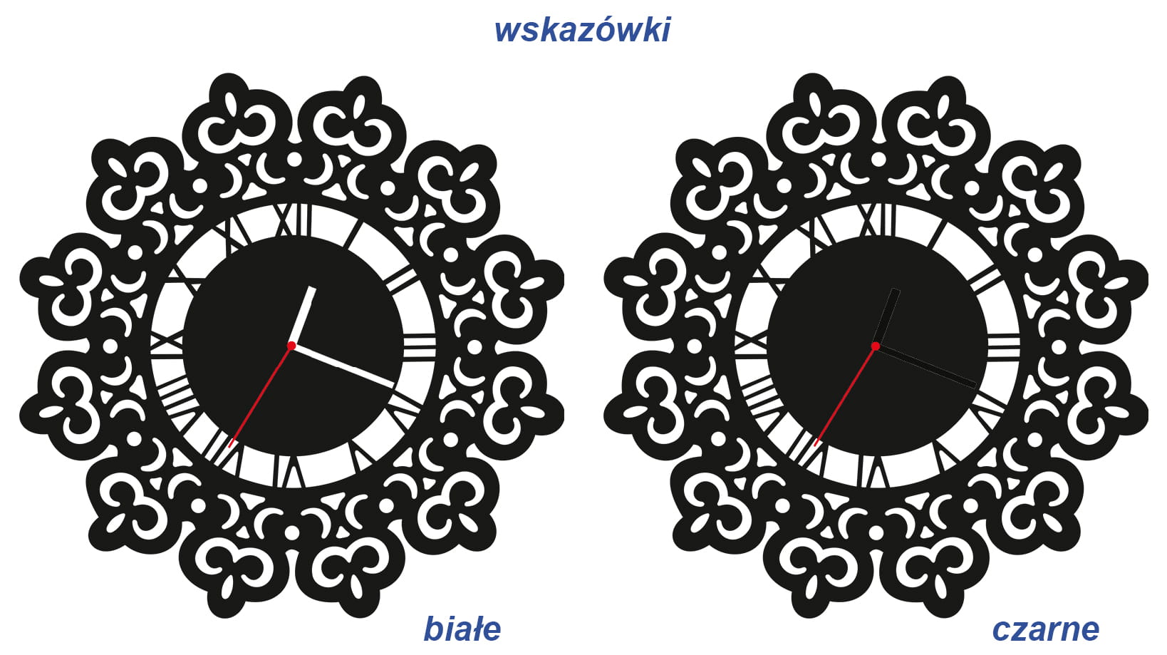 ZEGAR ŚCIENNY RETRO 58cm XXL 128.11