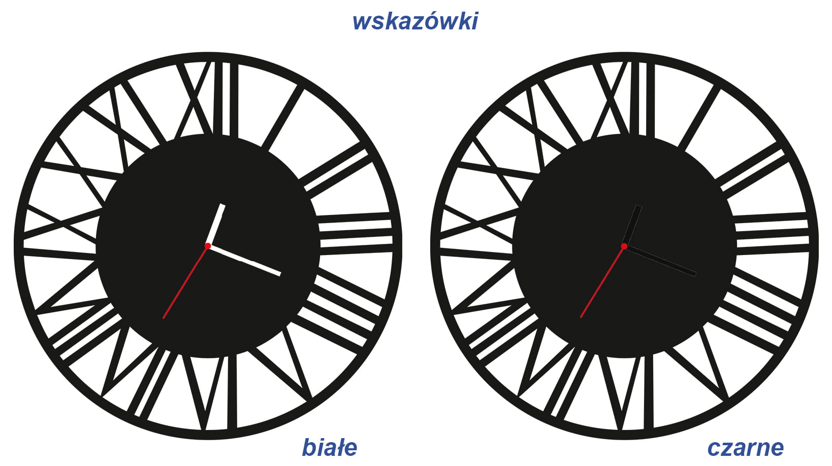 ZEGAR ŚCIENNY RETRO 58cm XXL 133.11