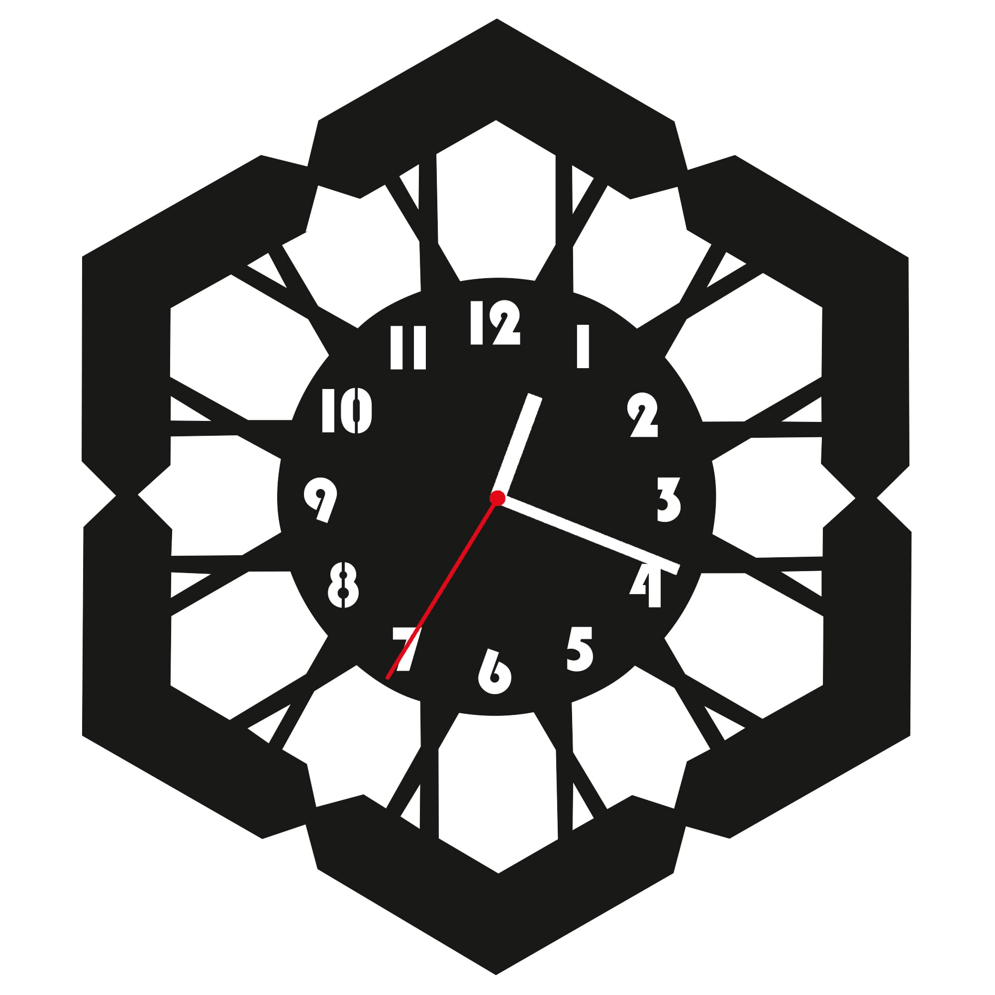 ZEGAR ŚCIENNY RETRO 58cm XXL 135.11