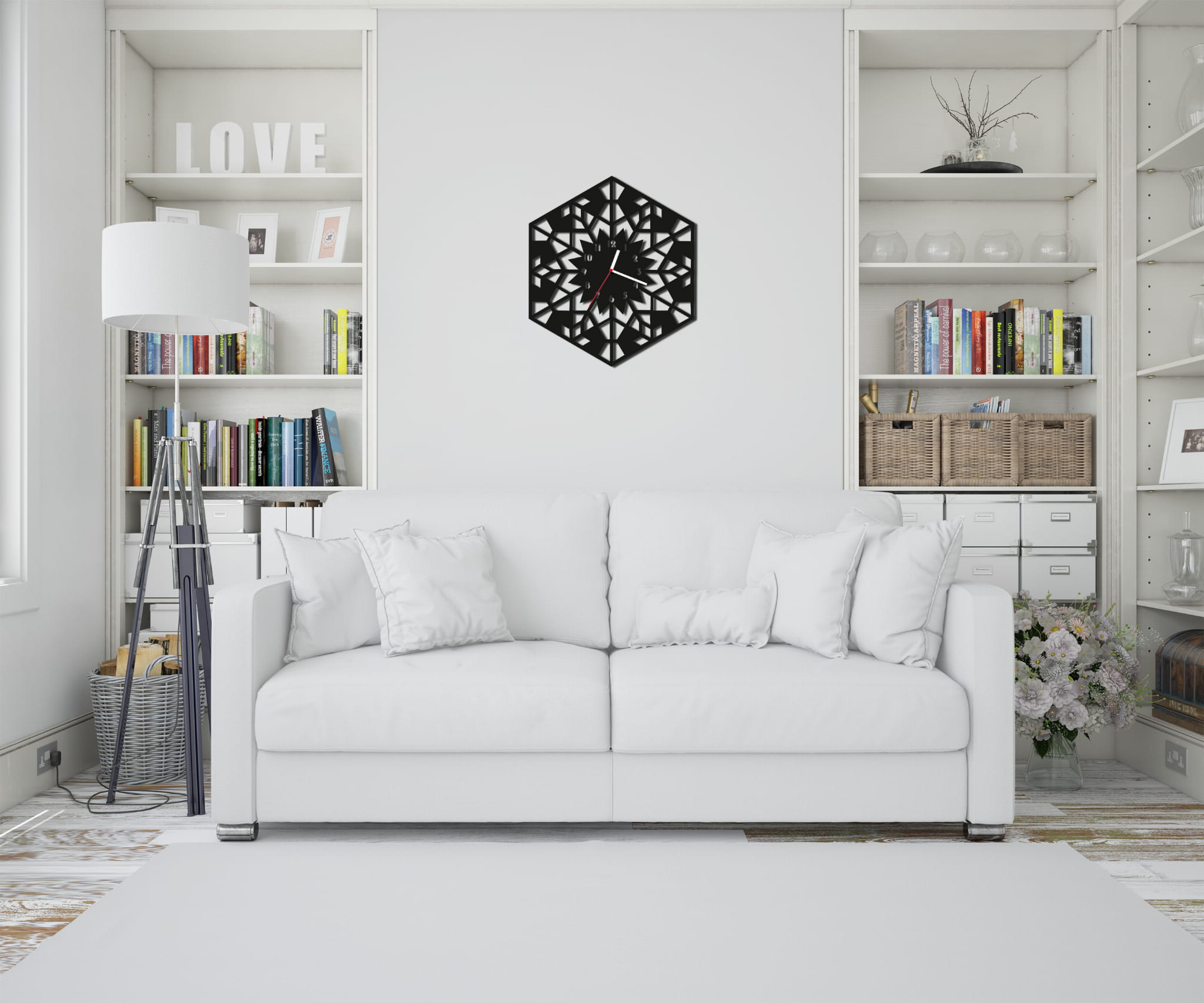 ZEGAR ŚCIENNY RETRO 58cm XXL 139.11