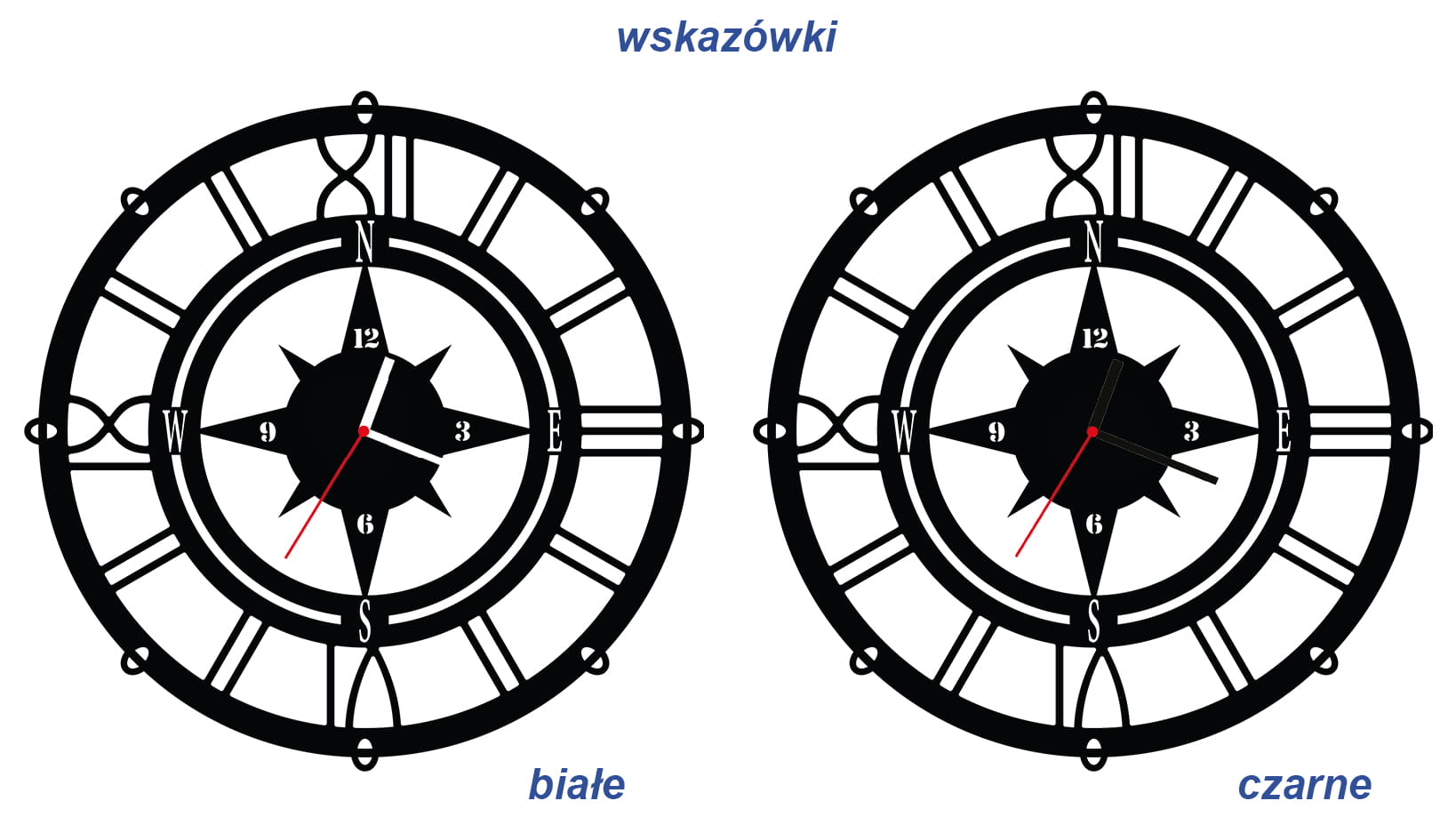 ZEGAR ŚCIENNY RETRO 58cm XXL 160.11