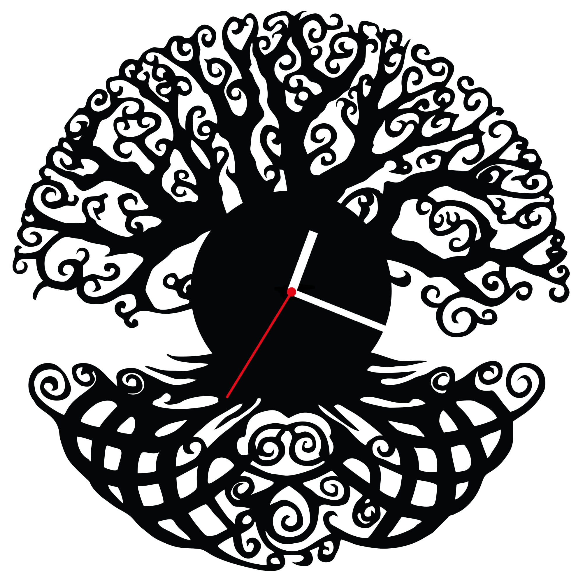 ZEGAR ŚCIENNY DRZEWO 58cm XXL 161.11