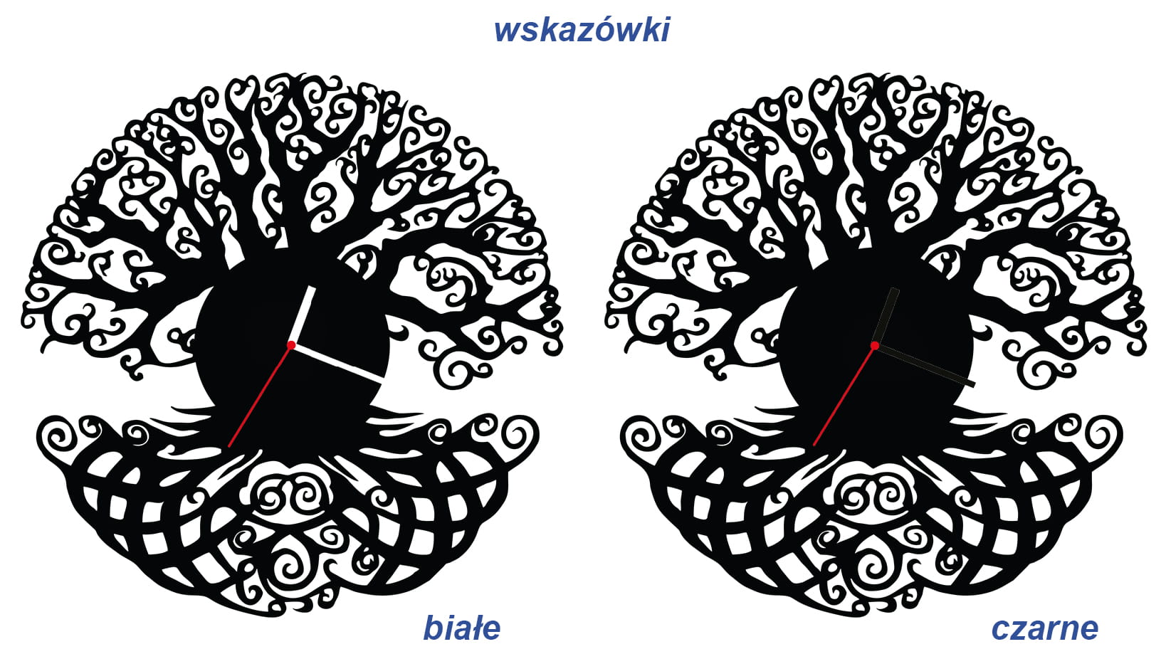 ZEGAR ŚCIENNY DRZEWO 58cm XXL 161.11