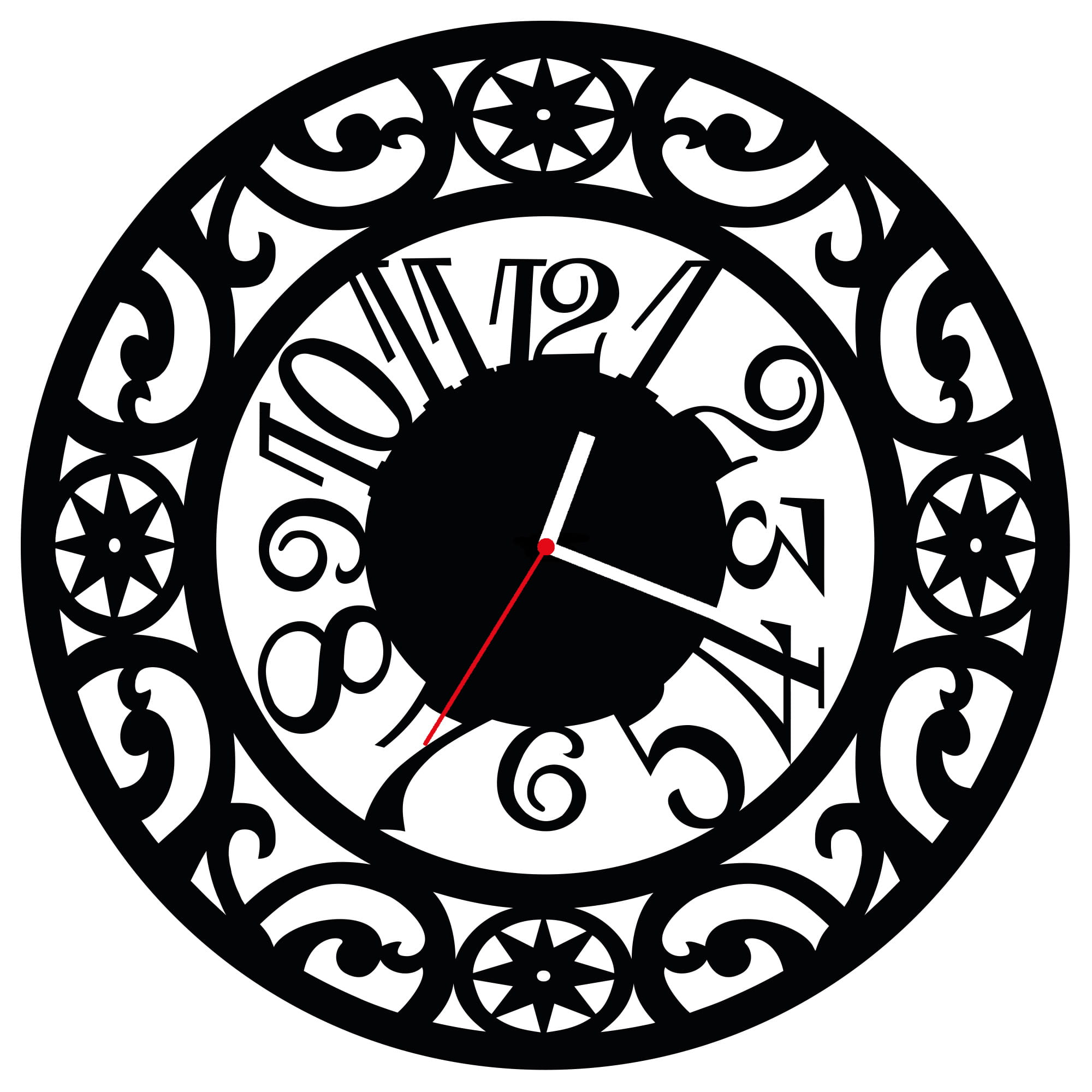 ZEGAR ŚCIENNY RETRO 38cm M 20.10