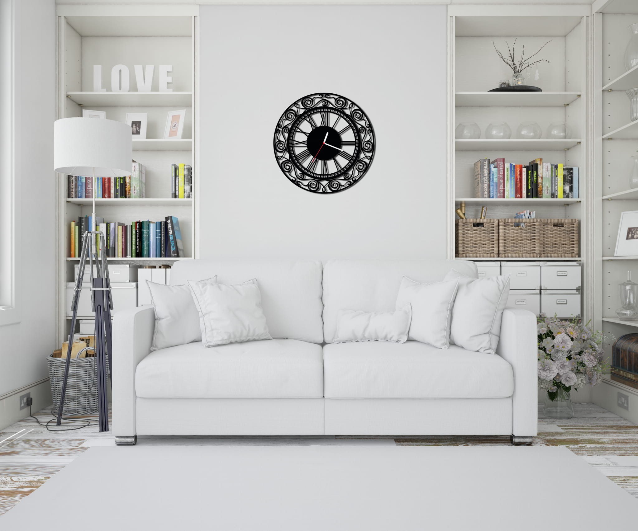 ZEGAR ŚCIENNY RETRO 38cm M 30.10