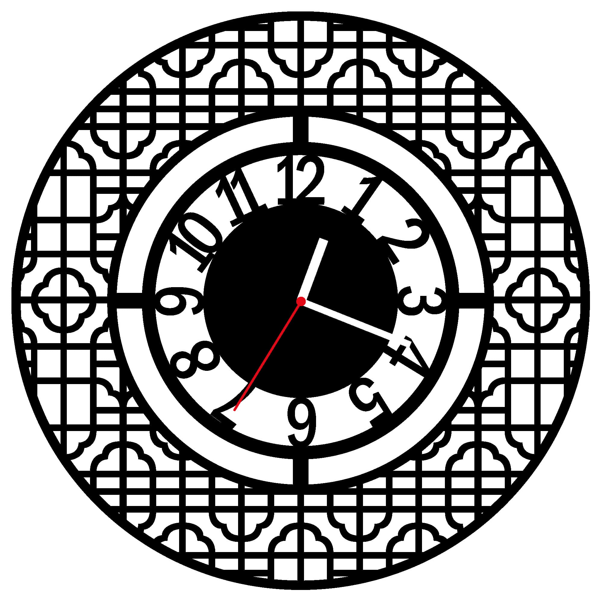 ZEGAR ŚCIENNY RETRO 38cm M 31.10