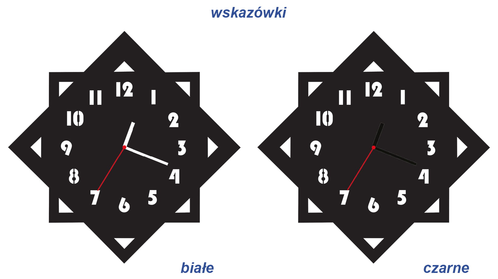 ZEGAR ŚCIENNY GEOMETRIA 38cm M 102.10