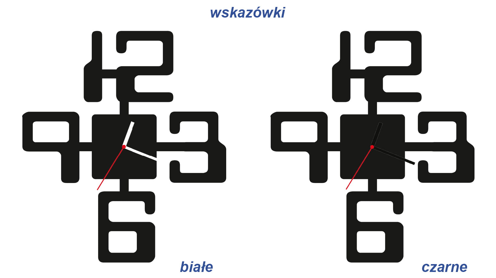 ZEGAR ŚCIENNY CYFRY 38cm M 126.10