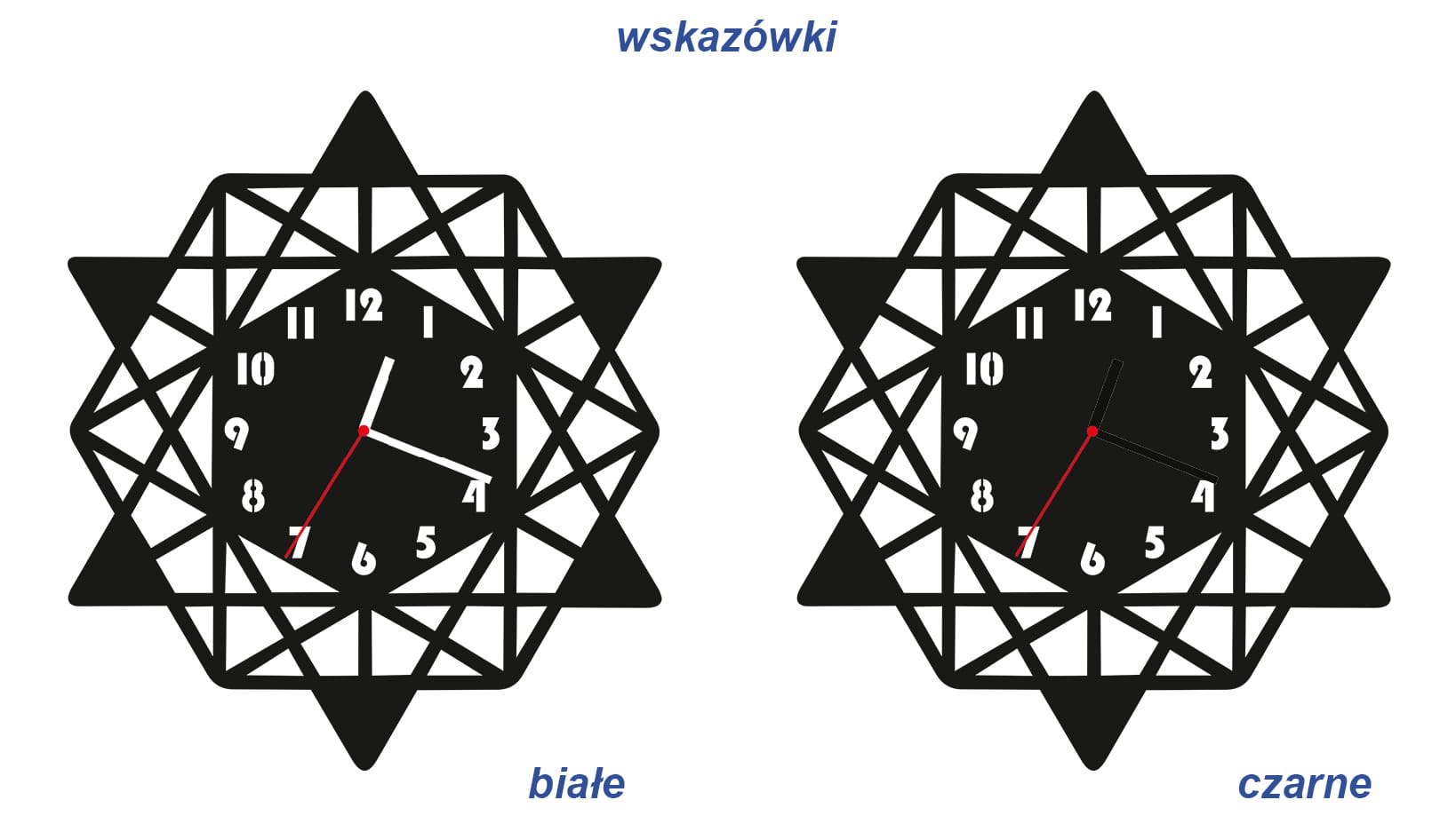ZEGAR ŚCIENNY GEOMETRIA 38cm M 140.10