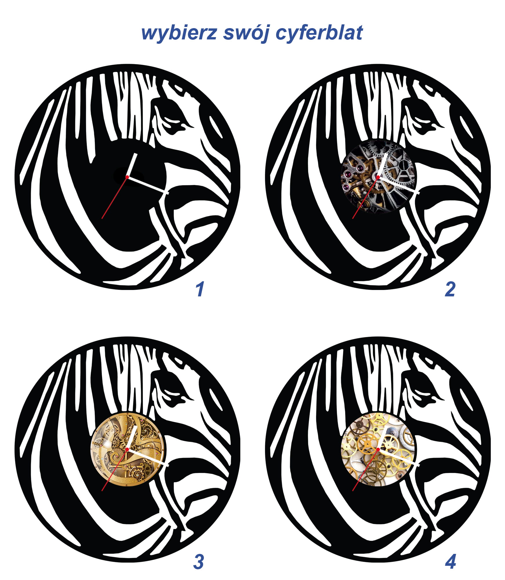 ZEGAR ŚCIENNY ZEBRA 38cm M 150.10